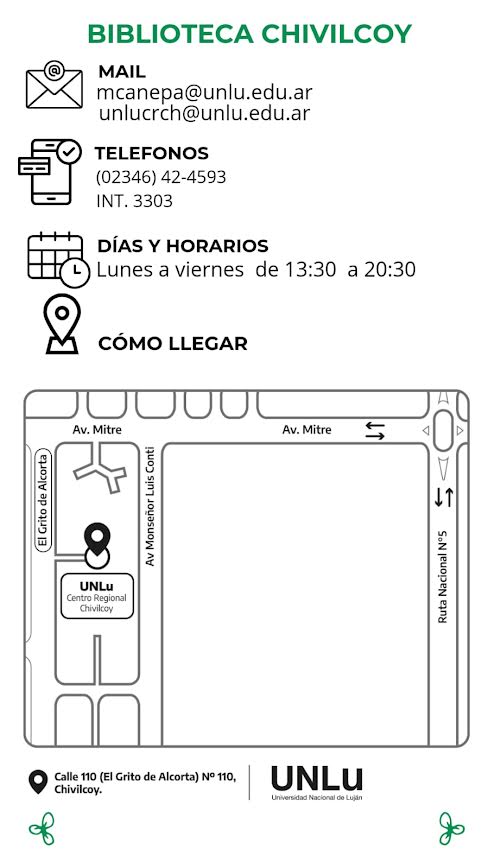plano de como llegar e informacion de chivilcoy